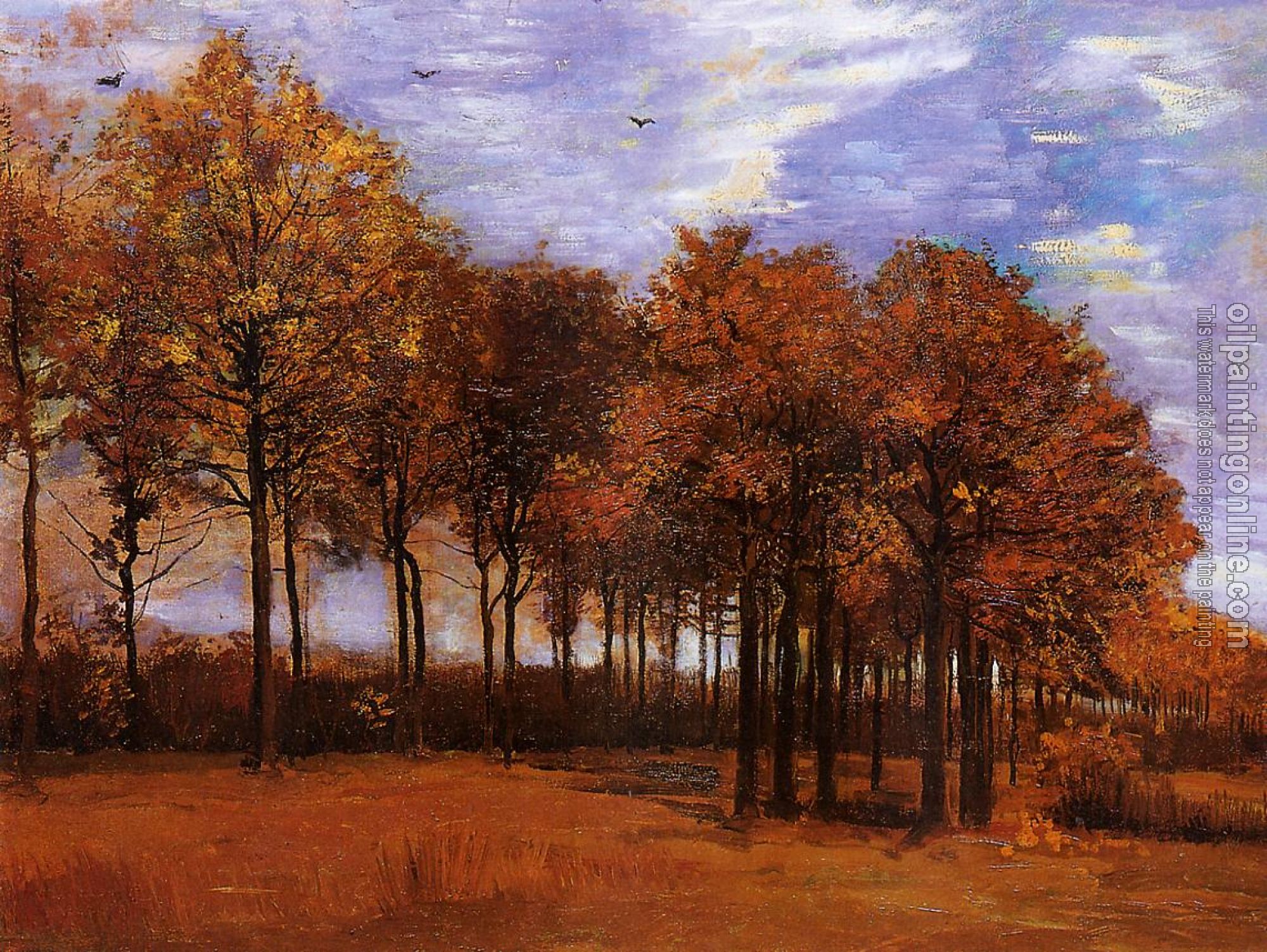 Gogh, Vincent van - Van Gogh Vincent Autumn Landscape